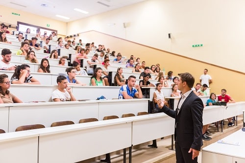 Vincenzo Palmisano lezione all'università